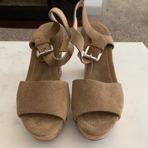 Michael Kors Suede Chunky Heels